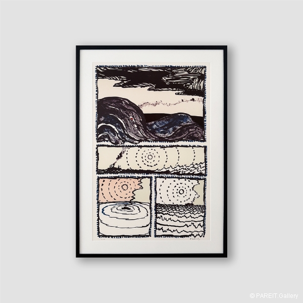 ALECHINSKY Pierre - Le Volturno I